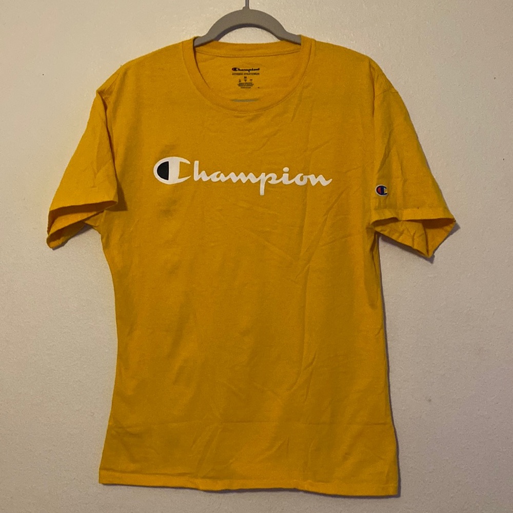 Men’s Champion Cotton Tee (Medium) Custom Tapered Fit